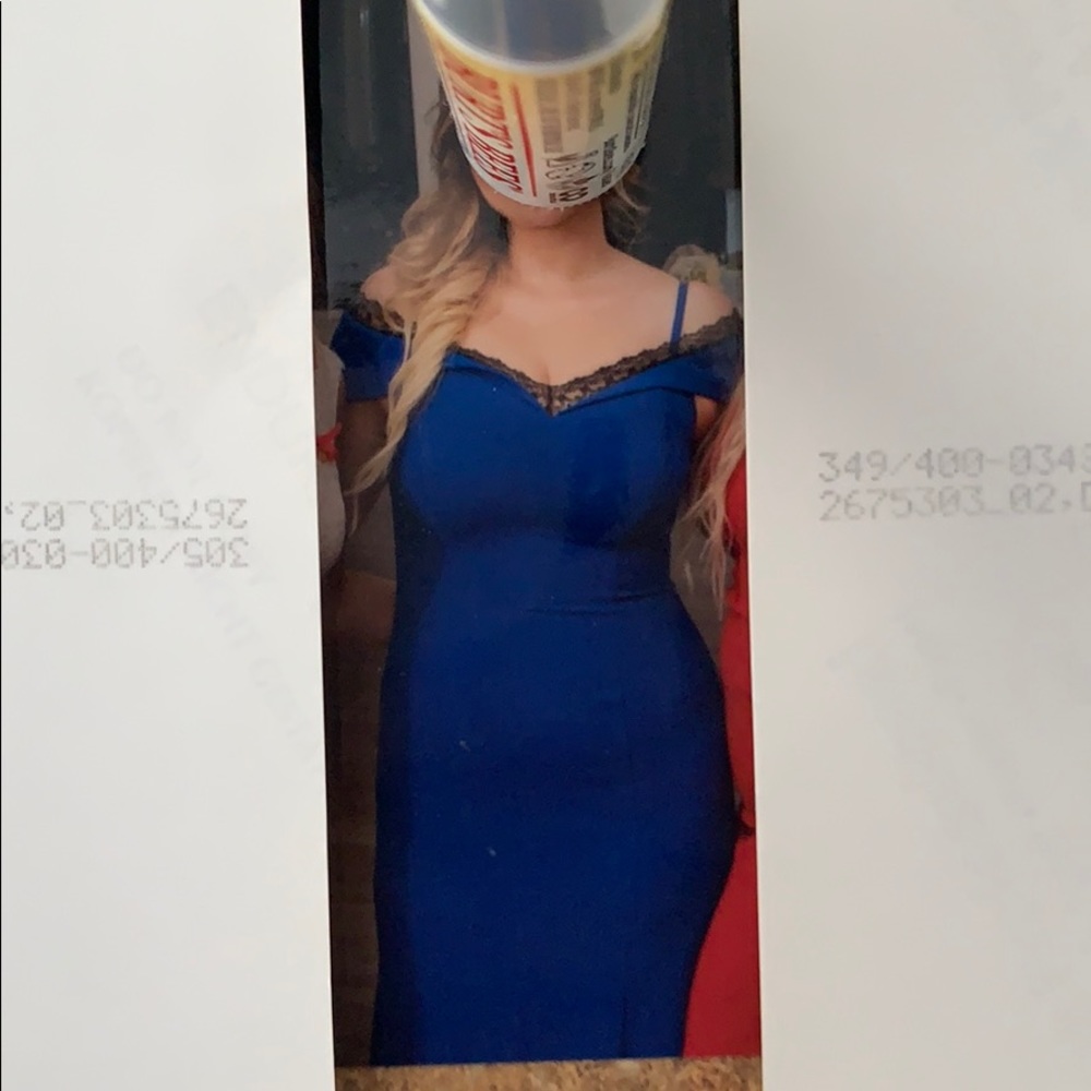 Royal Blue wedding dress